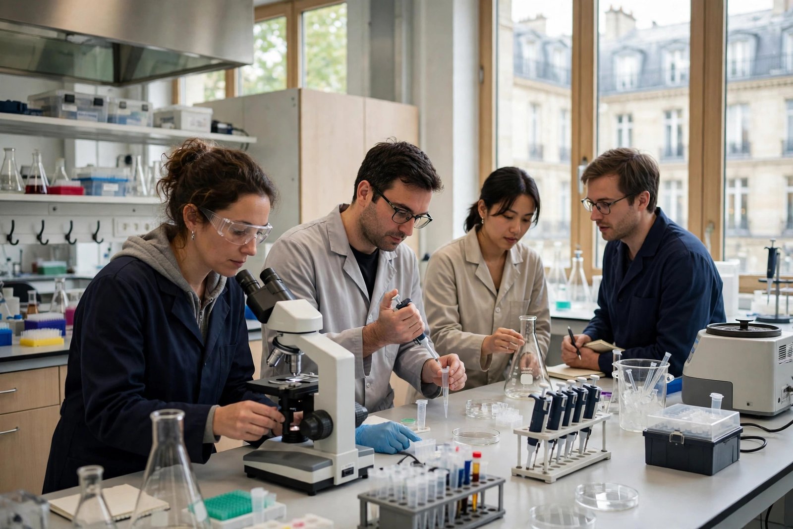 Doctoral researcher working in a French university laboratory, fully funded PhD France