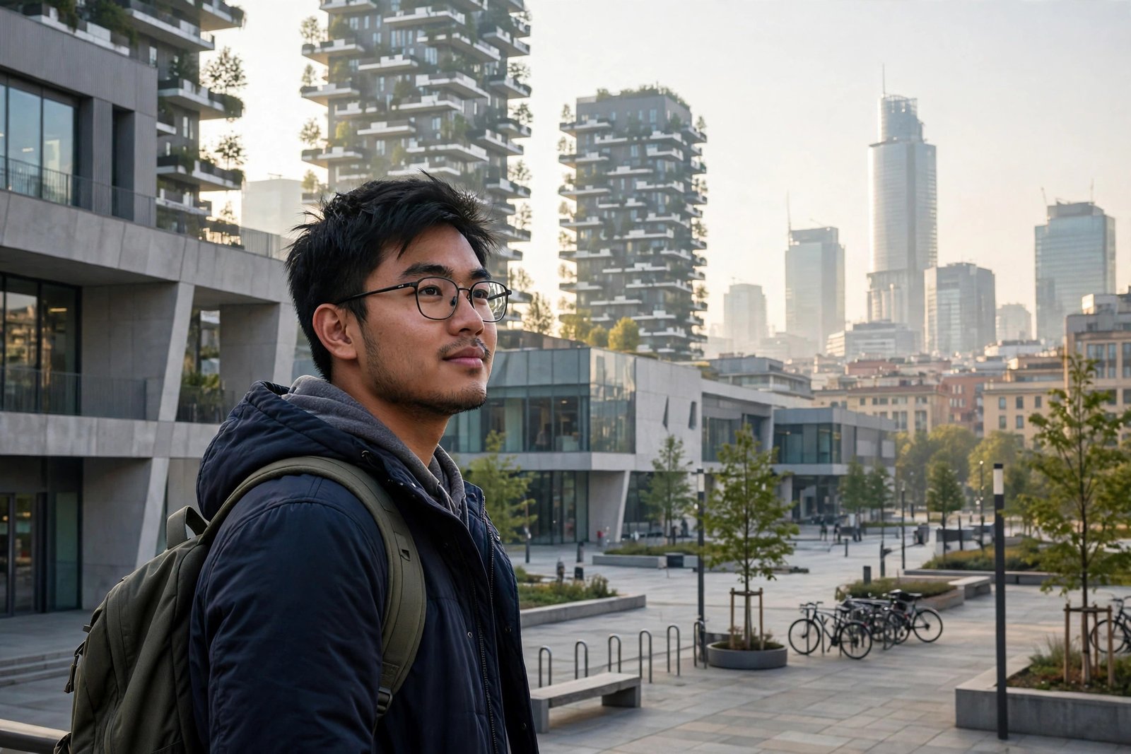 International master's student in Milan benefiting from the fully funded Invest Your Talent in Italy scholarship
