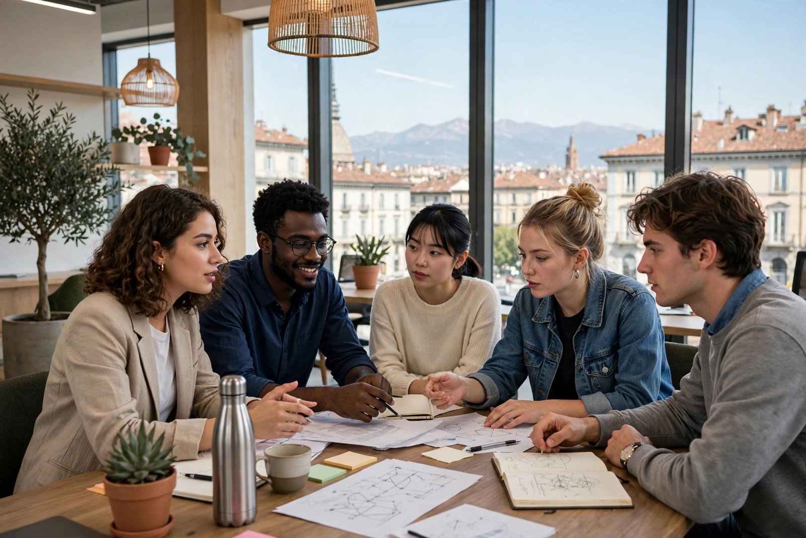 Invest Your Talent scholars gaining internship experience inside an Italian company