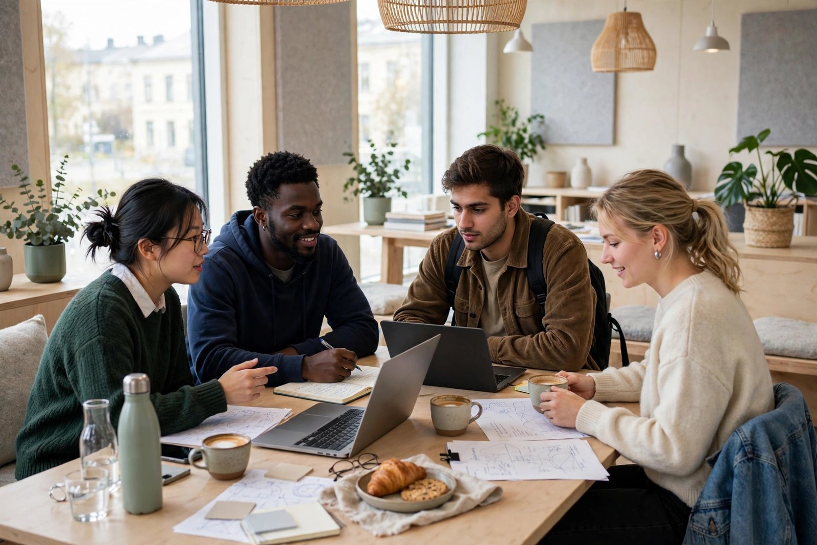 Swedish Institute scholars collaborating at a Swedish university during a fully funded master's in Sweden