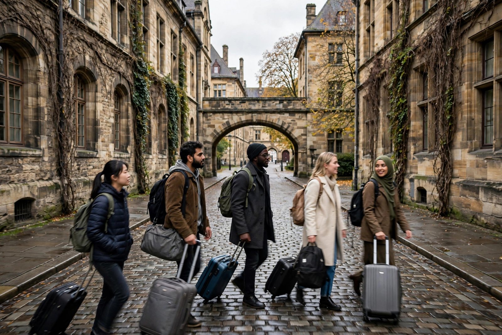 Erasmus Mundus students travelling between European universities for a joint master's degree