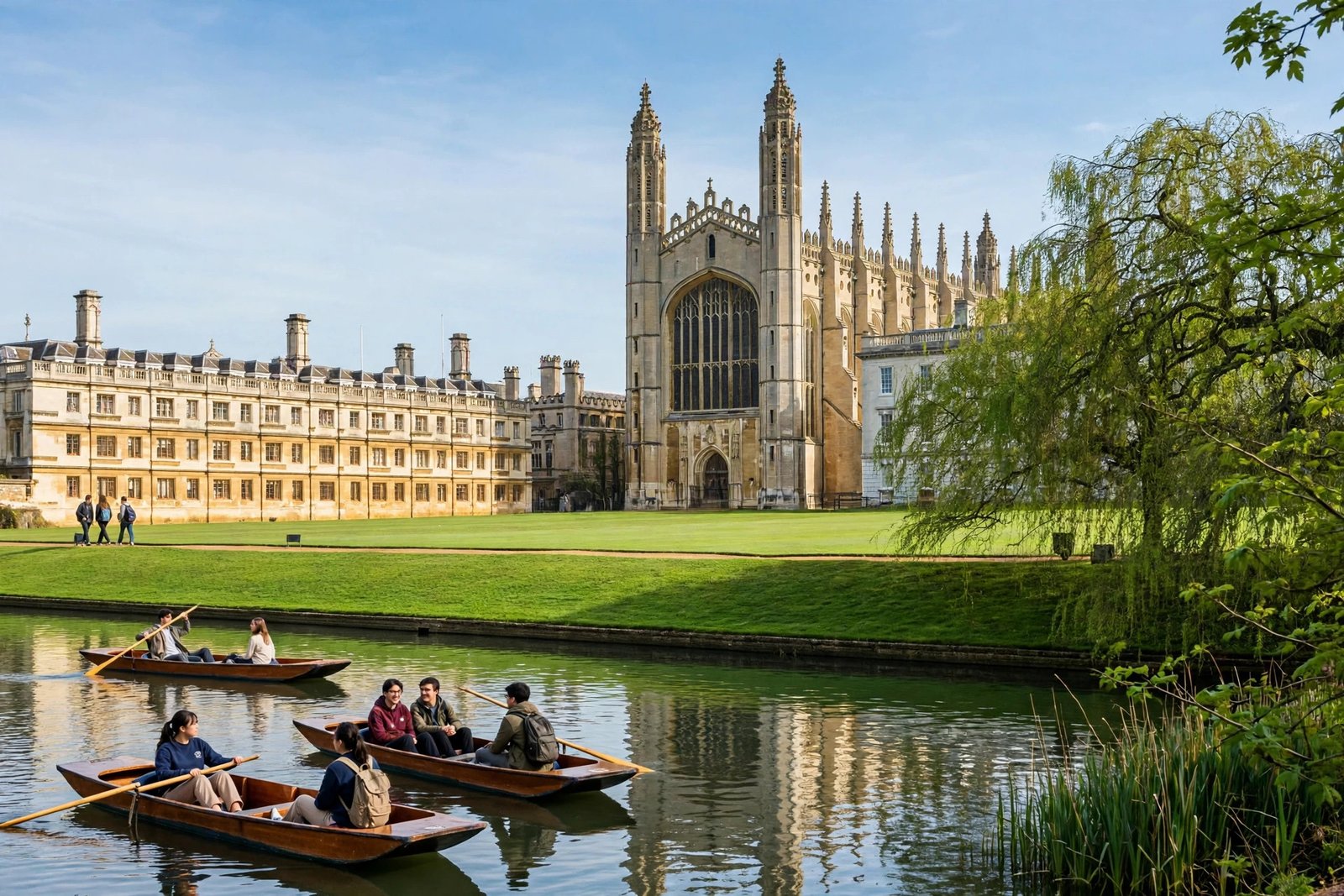 King's College Chapel and the River Cam at the University of Cambridge, home of the Gates Cambridge Scholarship