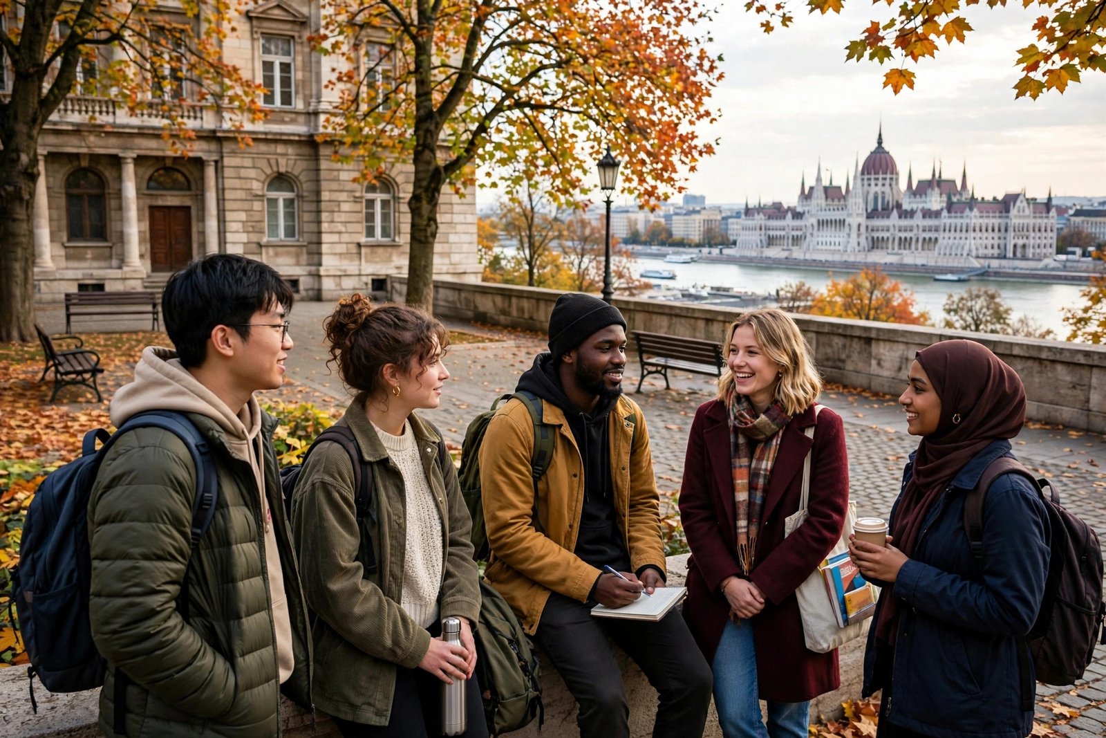 International students in Budapest on the Stipendium Hungaricum Scholarship 2027 in Hungary