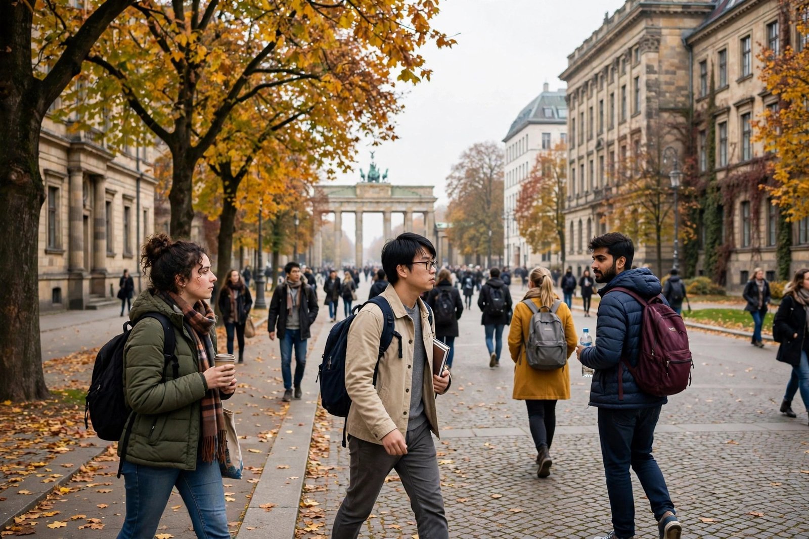 Berlin and German university campus scene for DAAD Scholarship students in Germany