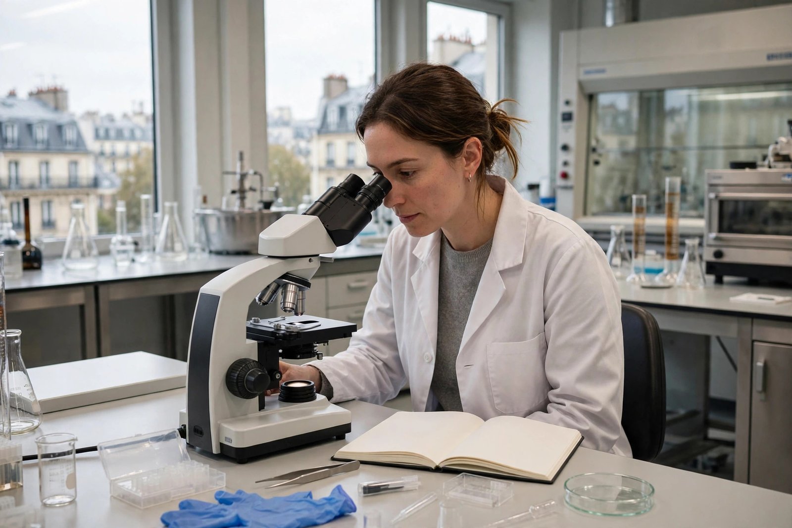 Doctoral researcher in a Paris university laboratory supported by the Eiffel Excellence Scholarship