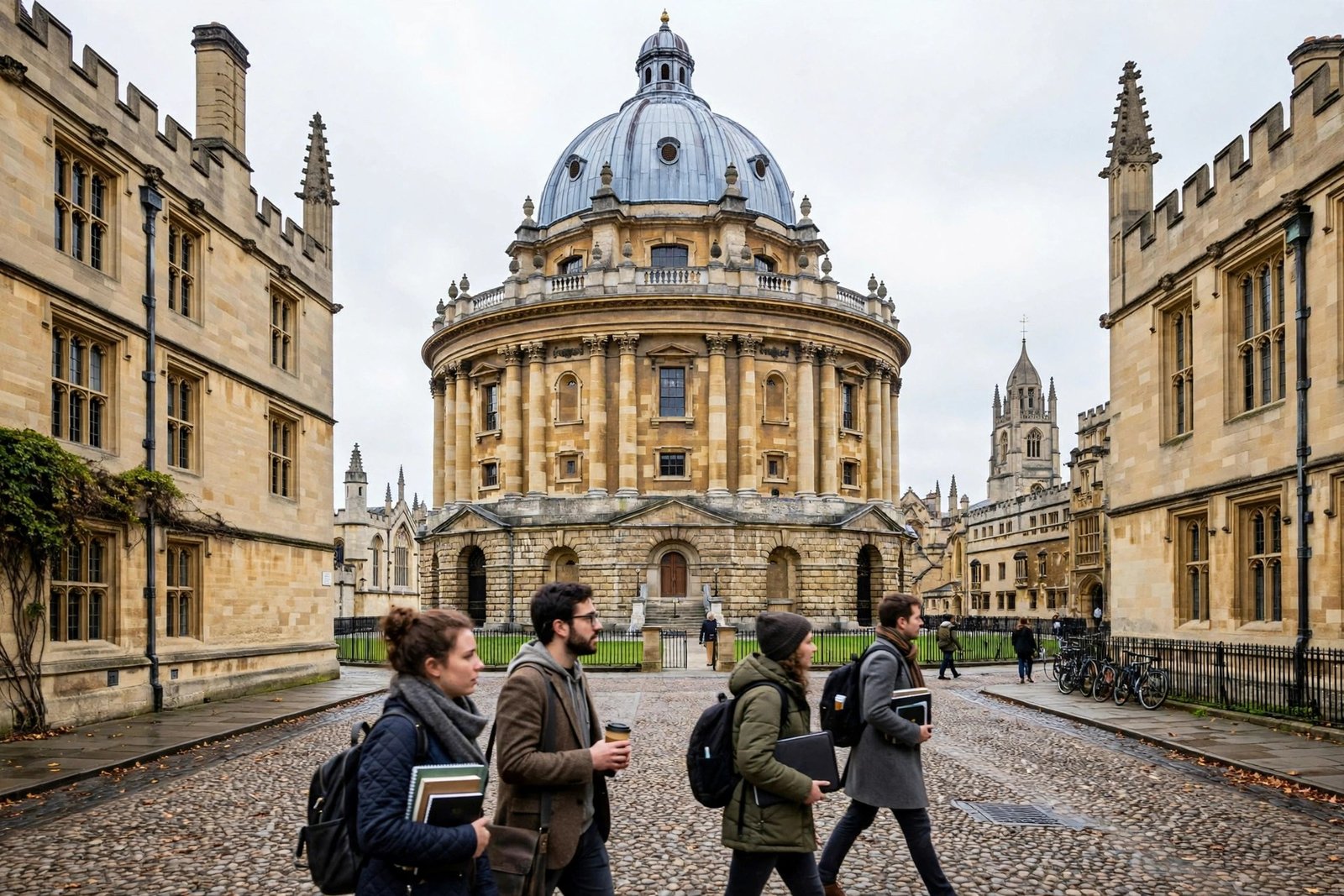 University of Oxford Radcliffe Camera and historic colleges, home of the Rhodes Scholarship
