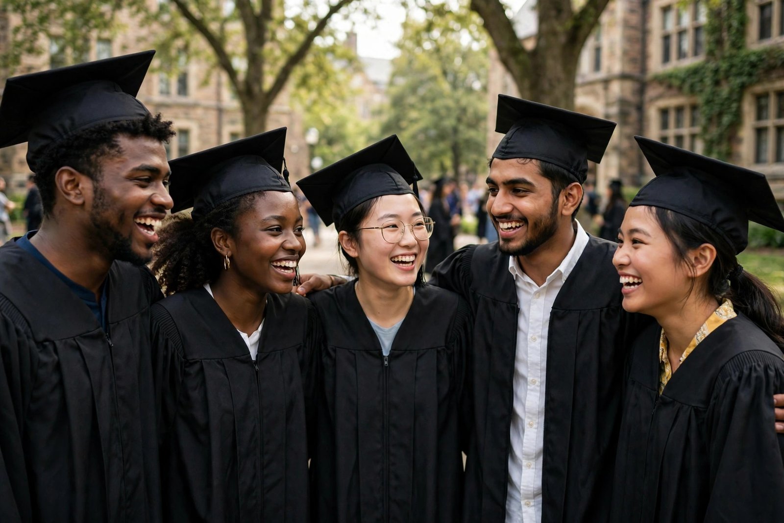 International students from developing countries graduating at a university, fully funded scholarships 2027