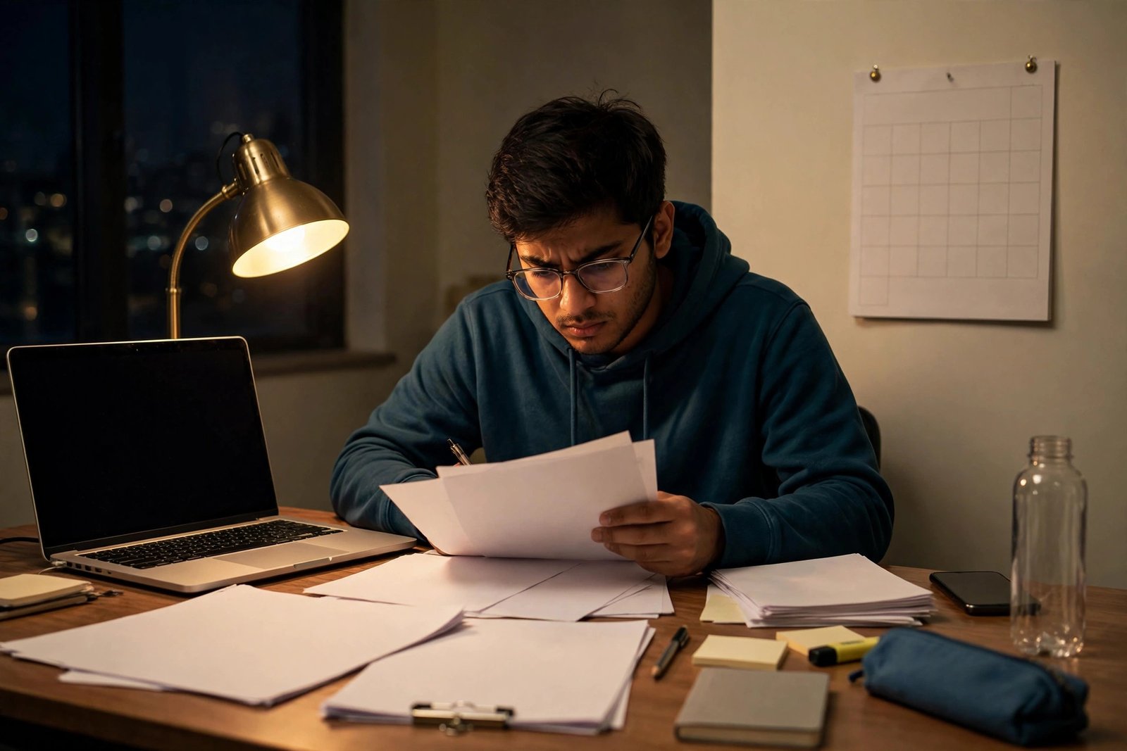 Student preparing a fully funded scholarship application before a closing deadline in 2026