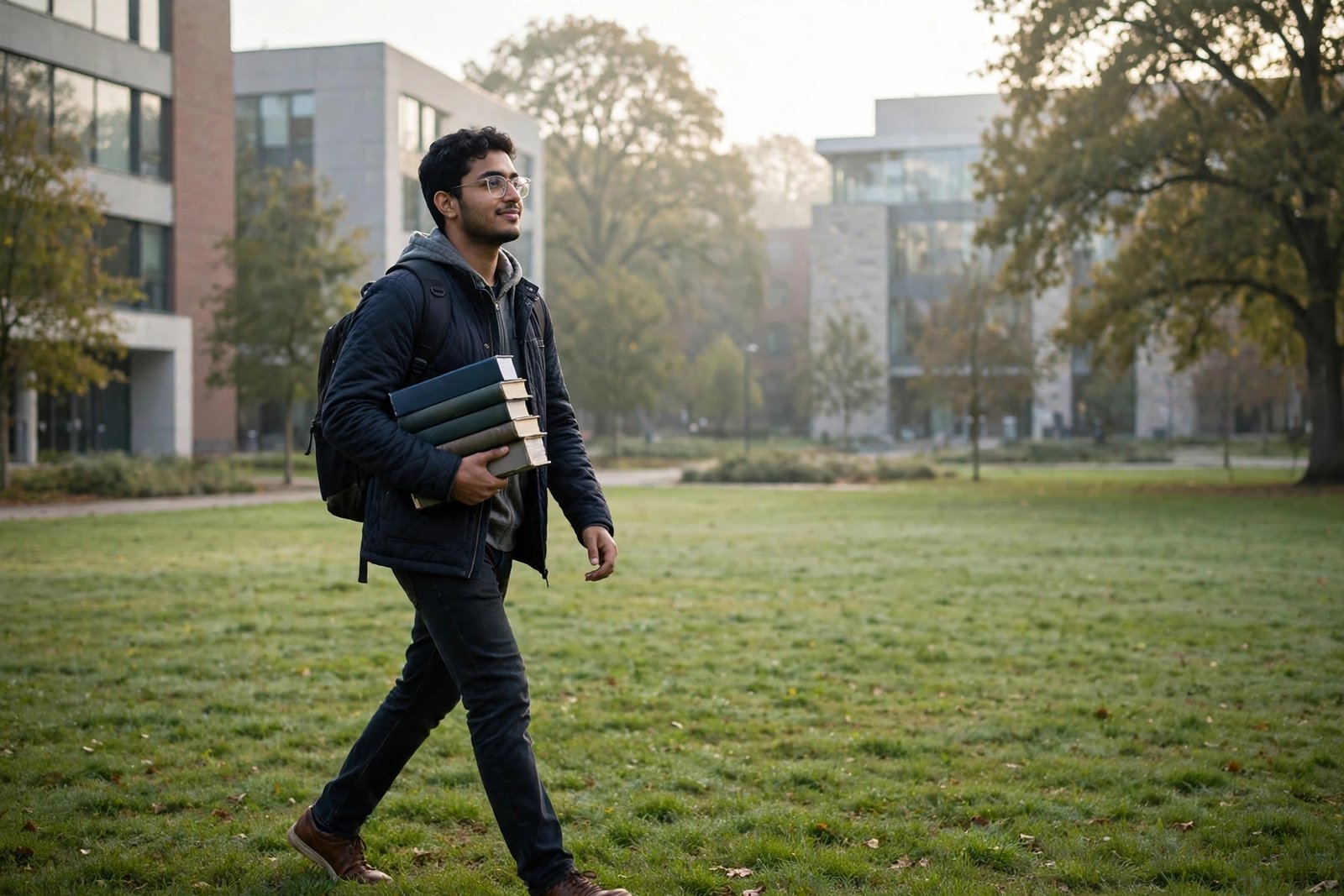 International graduate student on a university campus — fully funded PhD scholarships 2027